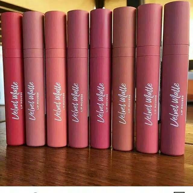 Wardah Colorfit Velvet Matte Lipstick Mousse No 01-12