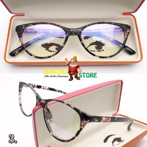 PAKET FRAME FREE LENSA MINUS   Kacamata Frame Wanita Kate Spade 2382 Cat Eye Classic Model Marc Jac