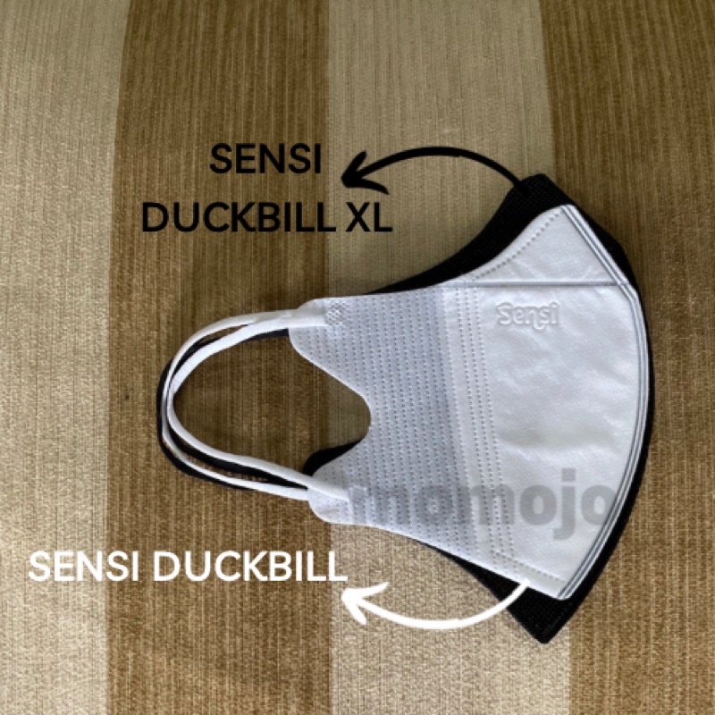 MASKER SENSI DUCKBILL XL SURGICAL FACE MASK DOUBLE FILTER 4 PLY EARLOOP