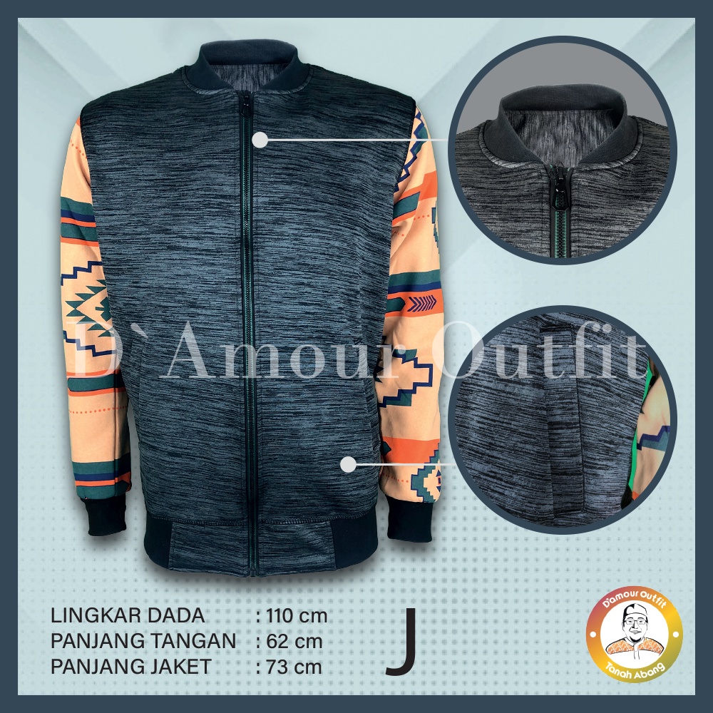 Jaket Bomber Pria, 22 Motif Jaket Distro Premium All Size Jacket Bomber Pria