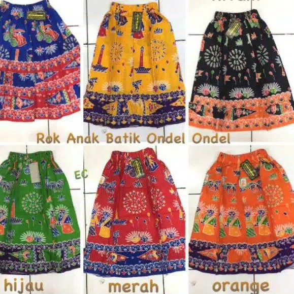 ISTIMEWA Rok  Duyung  Batik  Anak RA01 Bawahan Panjang 