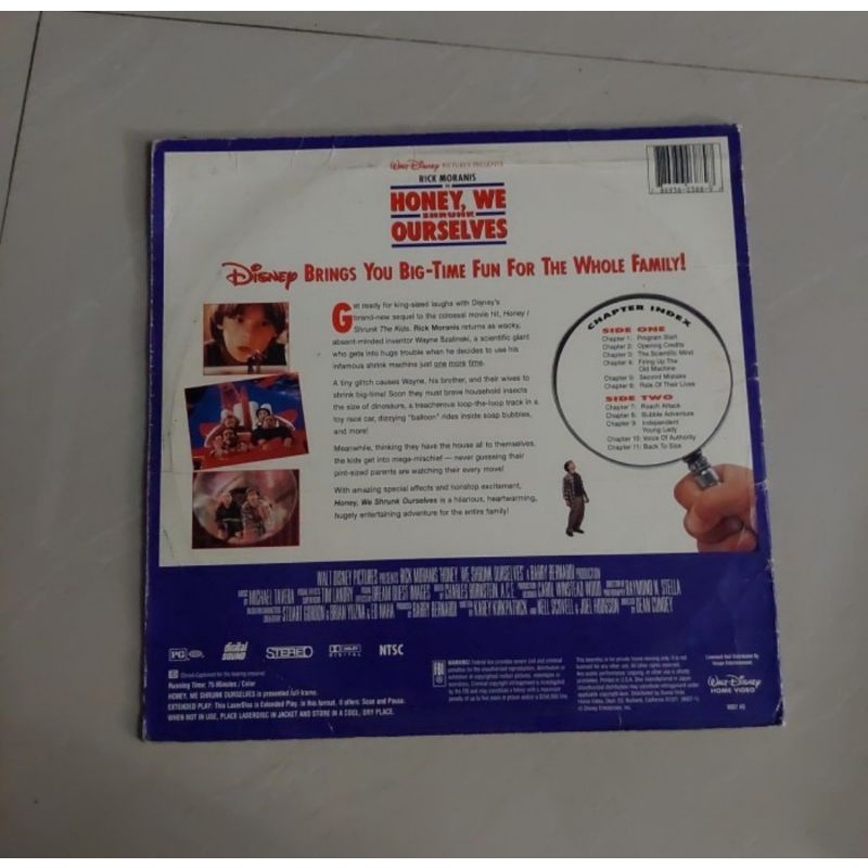 Kaset Laser disc Honey, We Shrunk Our Selves