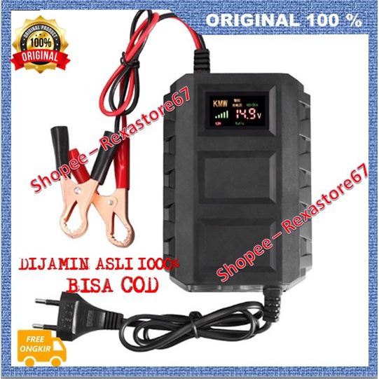 Charger Accu Portabel Charger Aki 20 Amper Lebih Bertenaga dan Cepat Mengisi Aki Besar ASLI