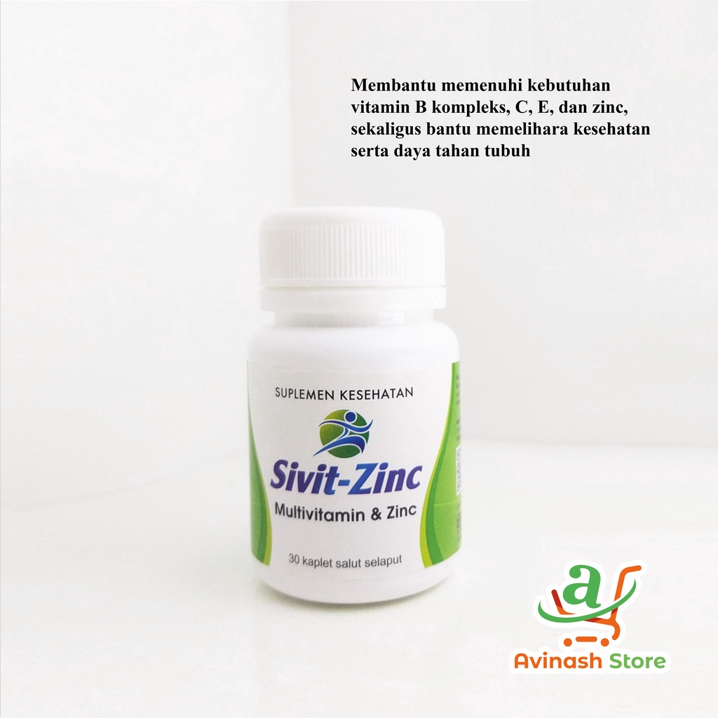 SIVIT - ZINC MULTIVITAMIN & ZINC @30 kaplet