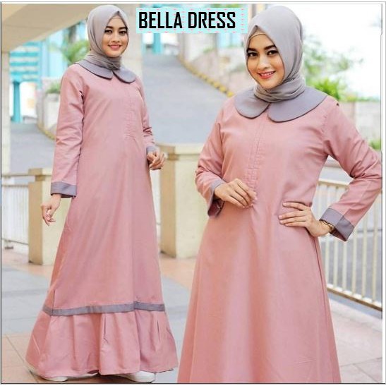 TERMURAH Bela Dress/ Gamis / Hijab / Khimar / Kerudung / Baju Muslim