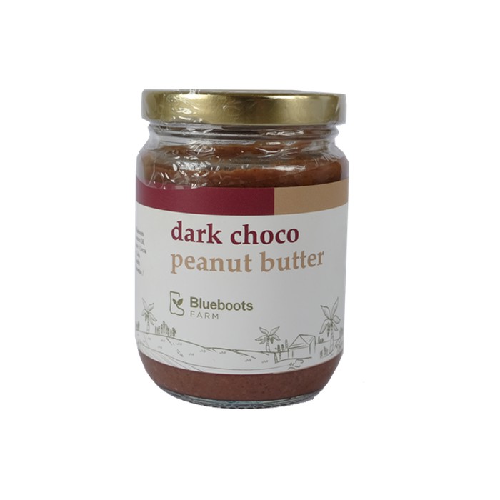 

BLUEBOOTS FARM - Dark Choco Peanut Butter 220 Gr Berkualitas