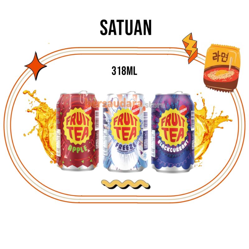 

Fruit Tea Sosro Kaleng 318 ml satuan