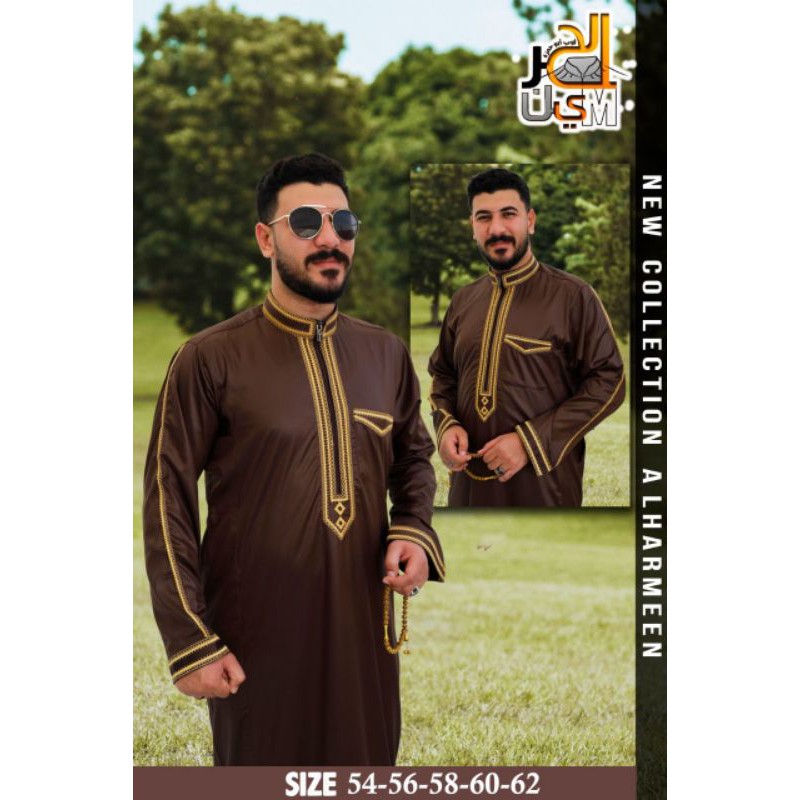 GAMIS JUBAH AL-HARAMAIN MESIR ORIGINAL