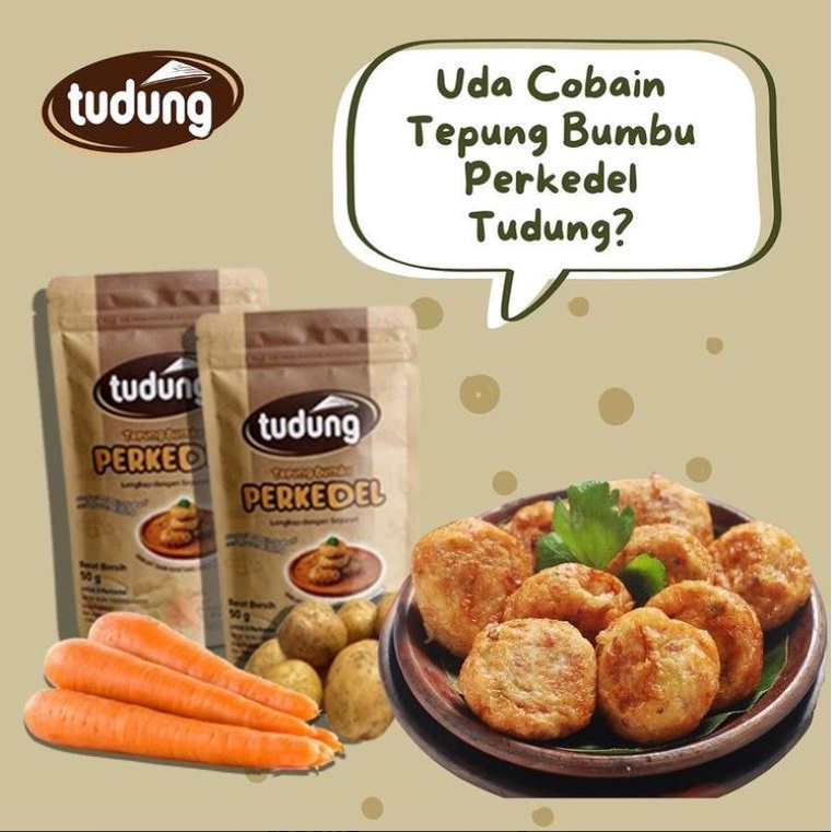 Tudung Tepung Bumbu Perkedel 50g