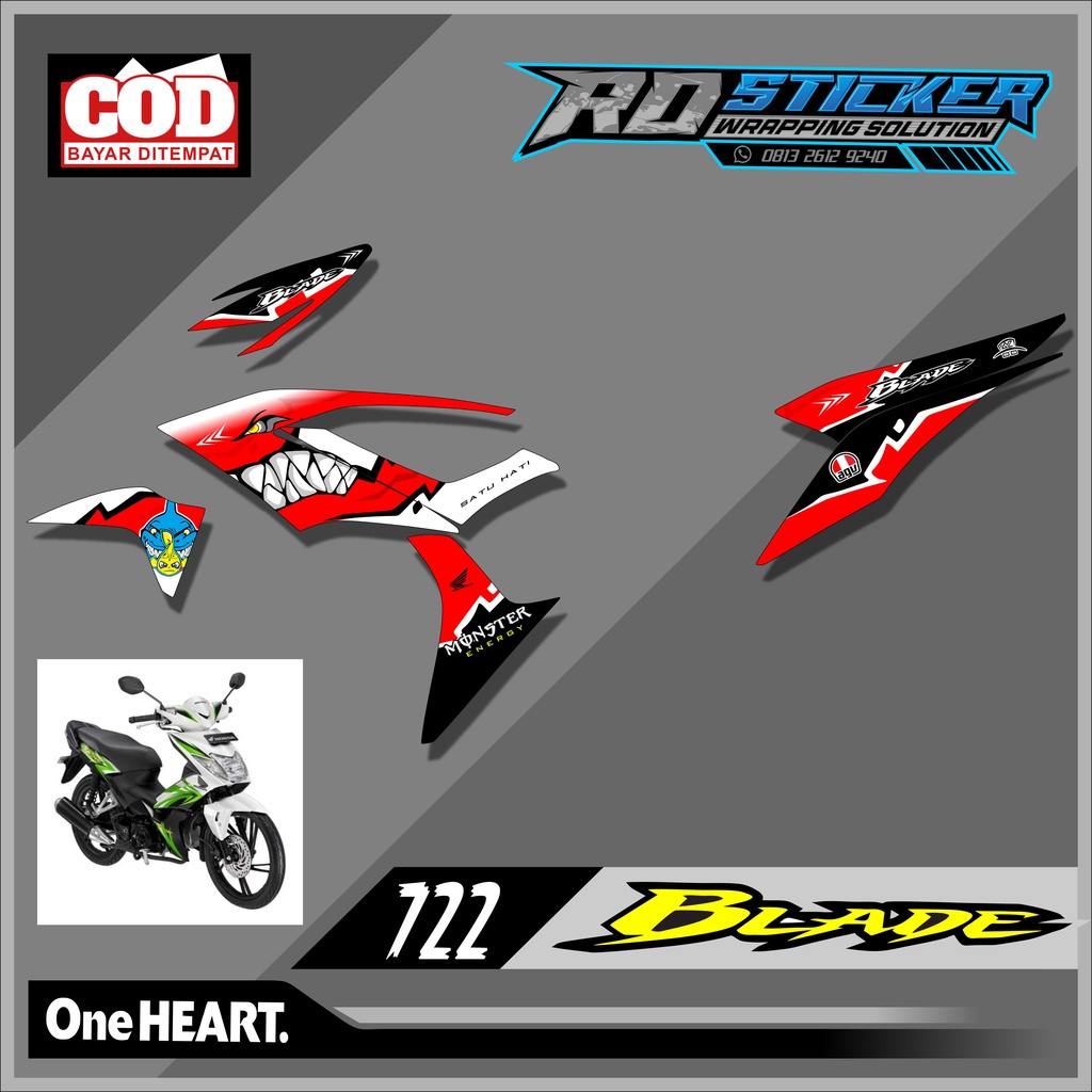 striping honda blade old 110 variasi shark,sticker honda blade 110,striping sticker bladeold 110,sti