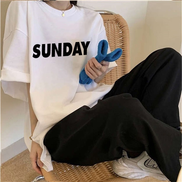 baju oversize putih wanita / baju oversize wanita korea / t shirt original unisex /kaos atasan unisex kerah bulat