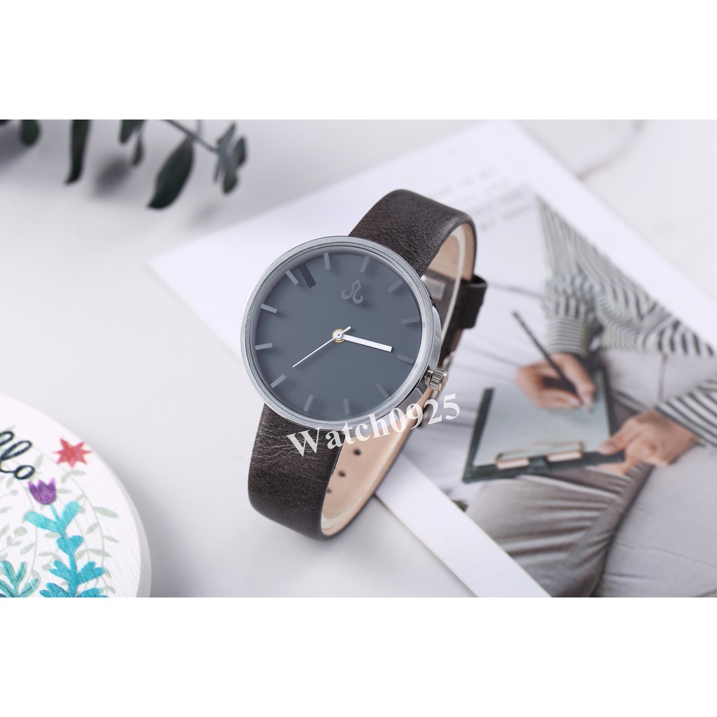 JAM TANGAN WANITA COUPLE GAYA KOREAN SIMPLE JAM FASHION MEN WOMEN RANTAI NYLON