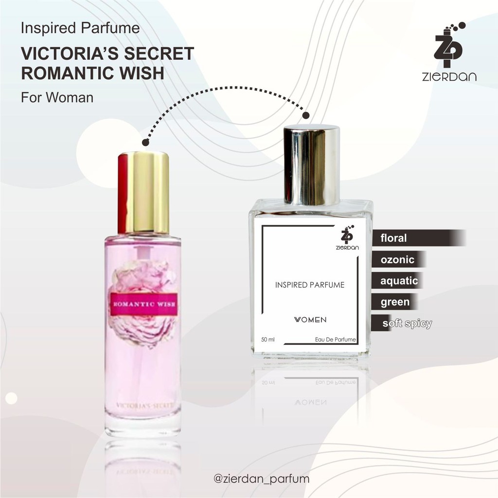 Zierdan Inspired Parfum Victoria's Secret Romantic Wish Parfume Farfum Minyak Wangi Wanita Cewek