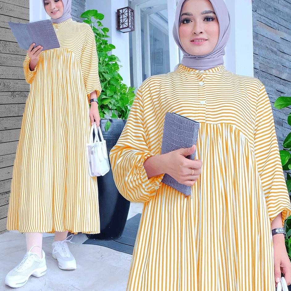 Sudah READY.. Wani Midi Dress By Huebee