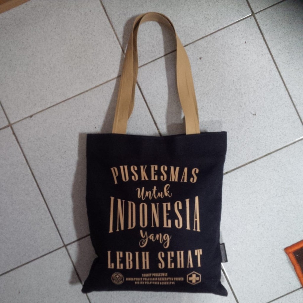 CARRAVELLE -Tas TOTE BAG WANITA RESLETING BUAT BELANJA Bisa Custom Sablon TB 016