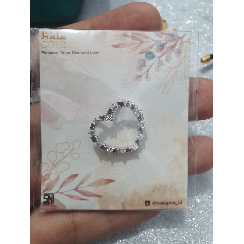 Grosir STOK TERBATAS Liontin Love Favorite Keren hala gold prilly maaf sayang