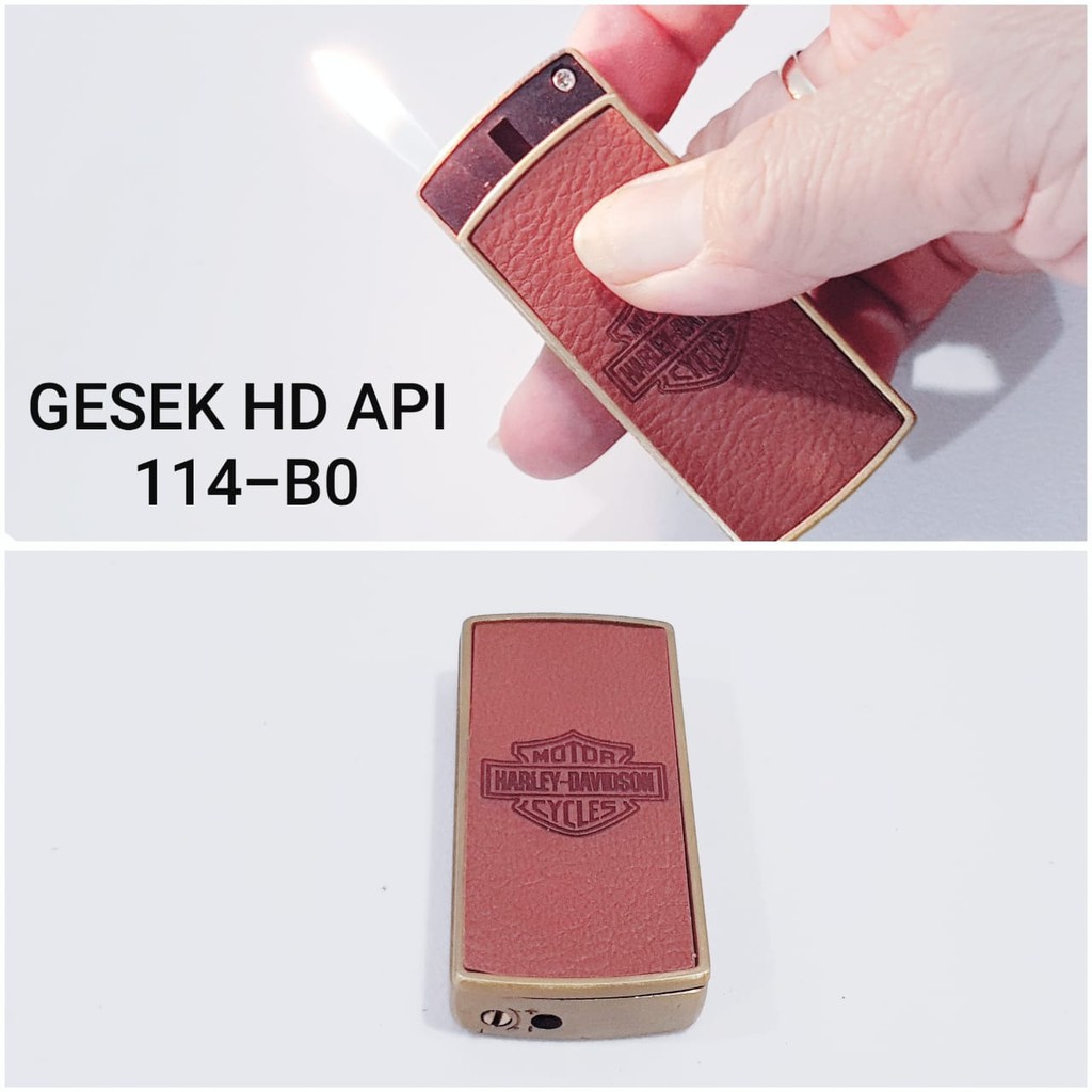 Terlaris KOREK API GAS GESEK HARLEY HD 114-BO MANCIS LAS LIGHTER UNIK Limited!