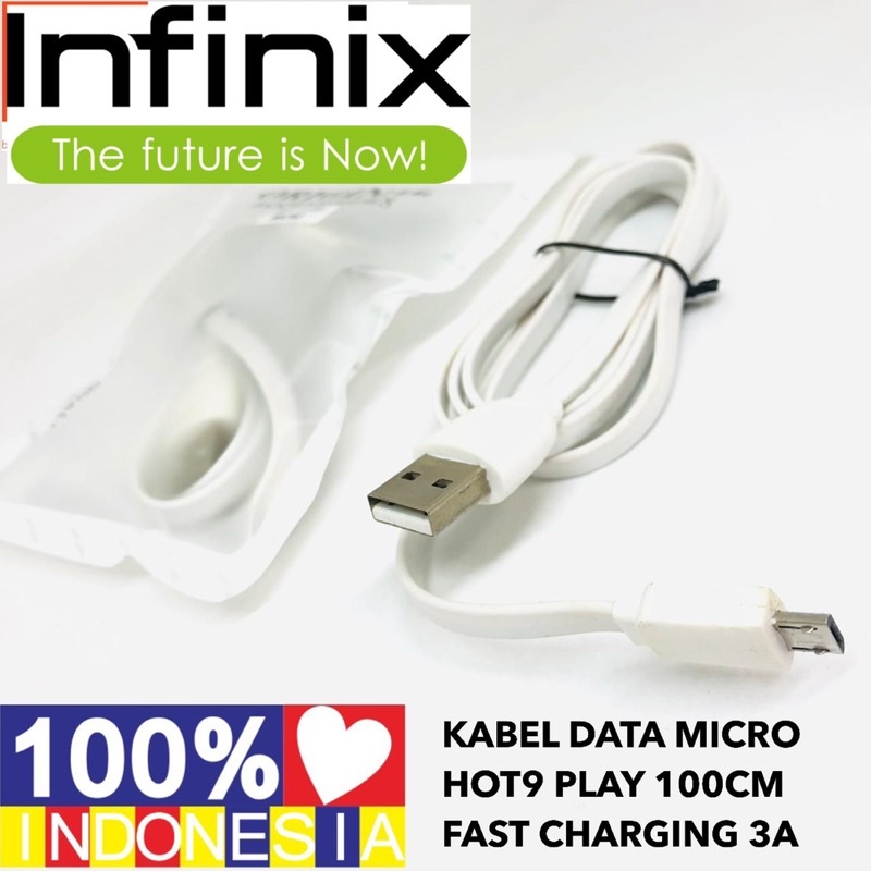 KABEL DATA MICRO HOT9 PLAY 100CM PACKING PLASTIK KABEL DATA SALE