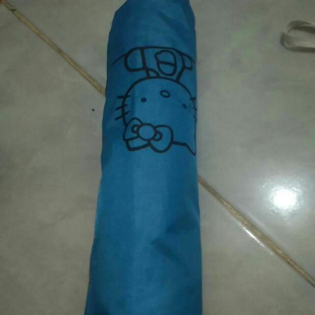Payung Lipat Motif Hello Kitty Kuat Kokoh Anti Uv Nagoya Nf-417