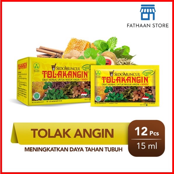 

Tolak Angin Cair Herbal + Madu 15 ml X 12 Pcs (1 Box)