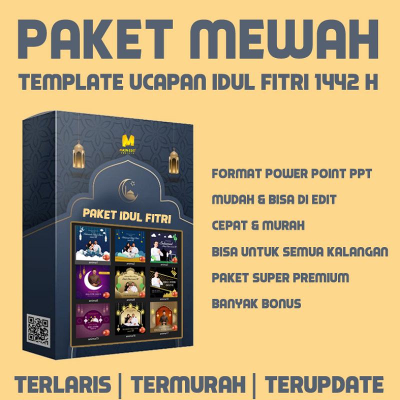 Jual Template Video Ucapan Idul Fitri Digital Powerpoint Ucapan Ramadhan Ppt Shopee Indonesia