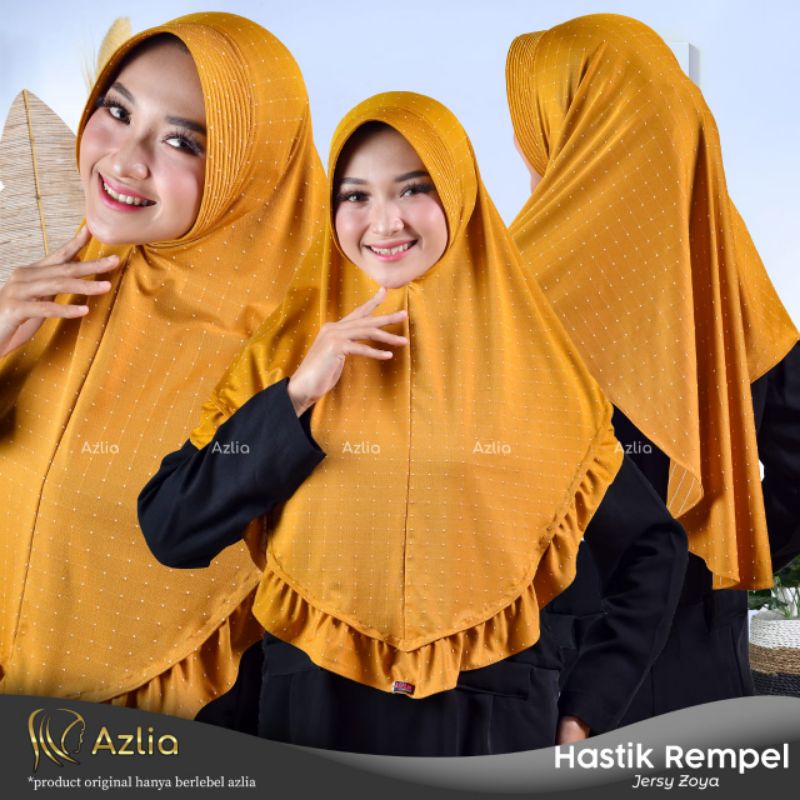 Jilbab Rempel Polka / Bergo Azlia