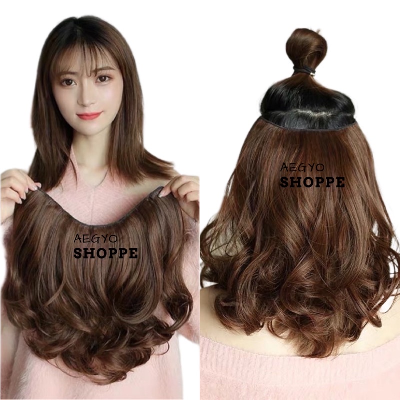 282 Hairclip korean Keriting Curly 30cm