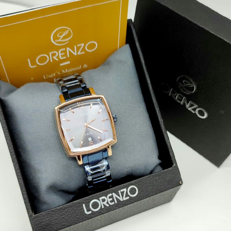 Jam tangan Lorenzo 7103 Tali Rantai Original Wanita