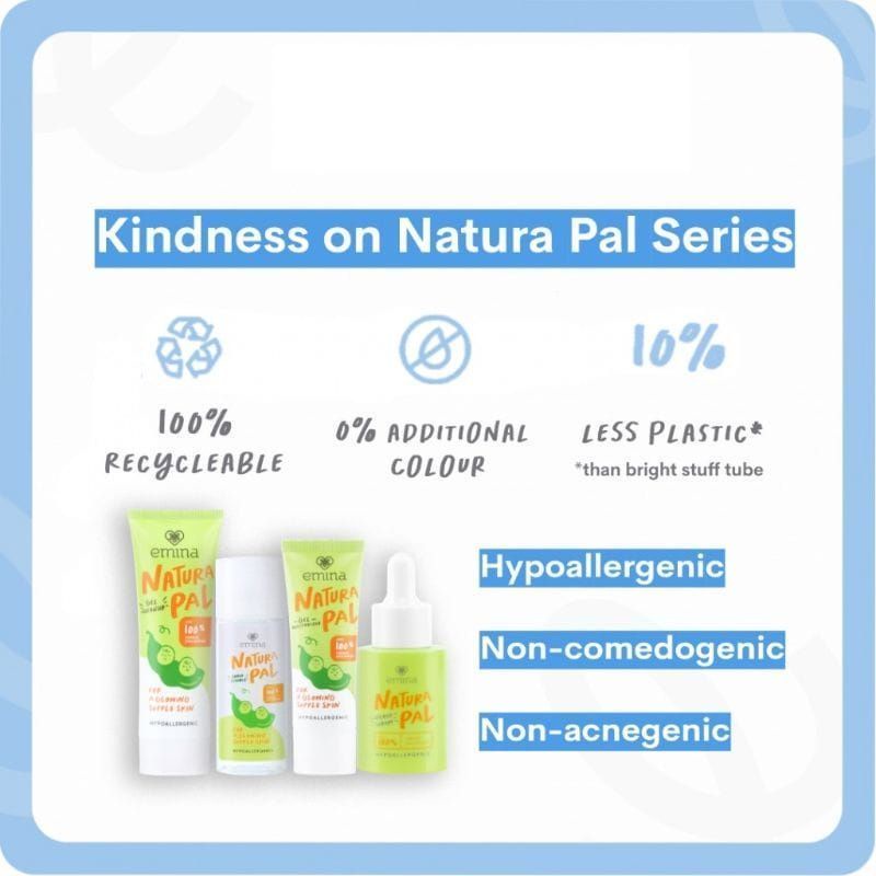 Emina Natural Pal Gel Cleanser 100ml/Pembersih Wajah/100% Original