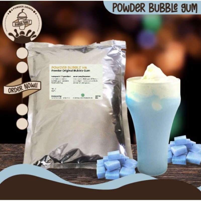 

Bubble Gum Powder Drink / Bubuk Minuman Premium 1Kg