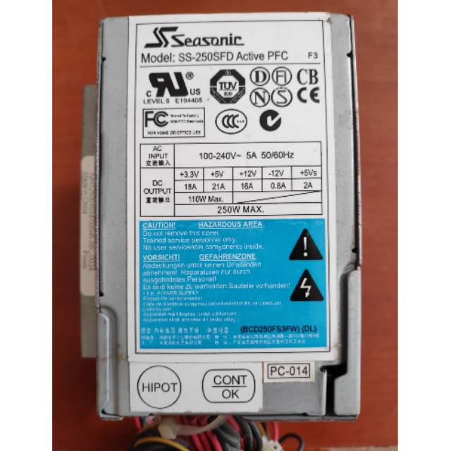 Power supply seasonic 250w