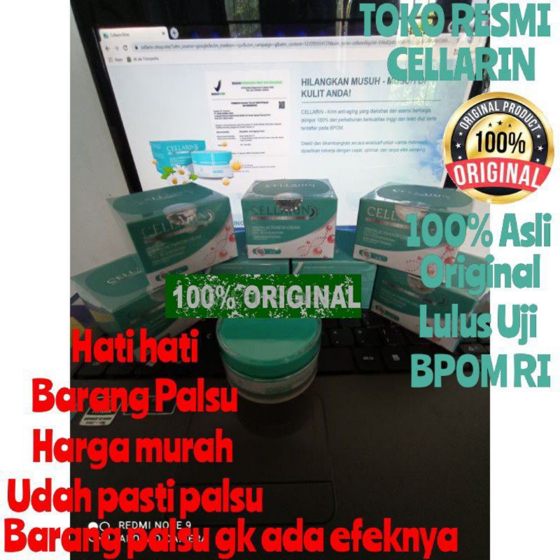 (Original) CELLARIN CREM MEMUTIHKAN KULIT MENGHILANGKAN KRIPUT ASLI original Exp Lama Termurah
