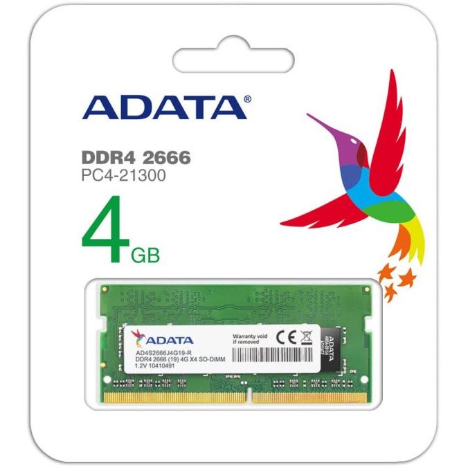Ram Laptop/ ADATA Premier DDR4 2666 RAM Laptop SO-DIMM PC4-21300 Memory 4 GB Grnsi | RAM LAPTOP