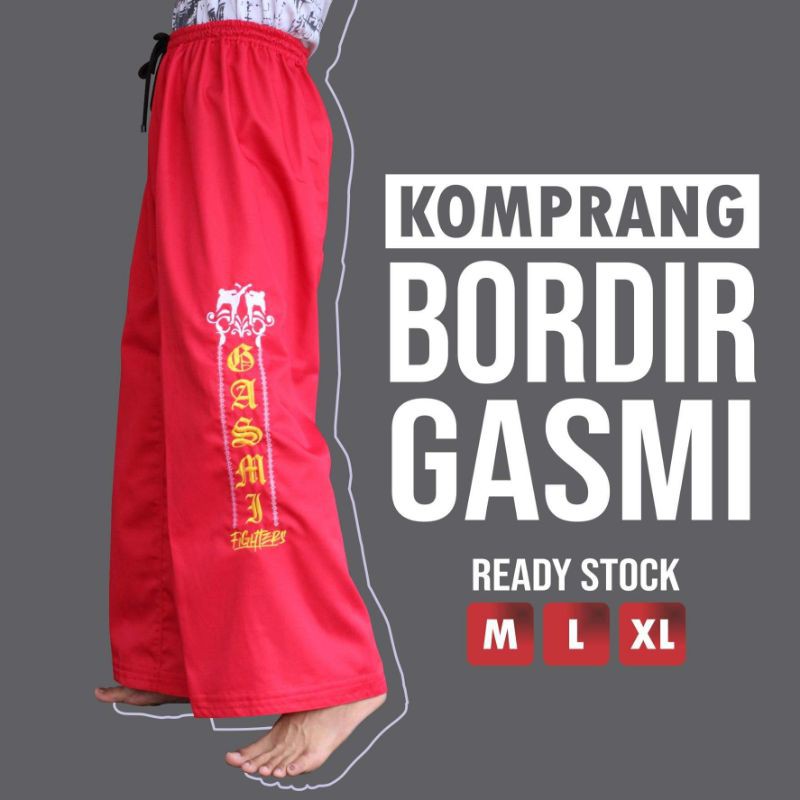 Celana Komprang GASMI Full Bordir