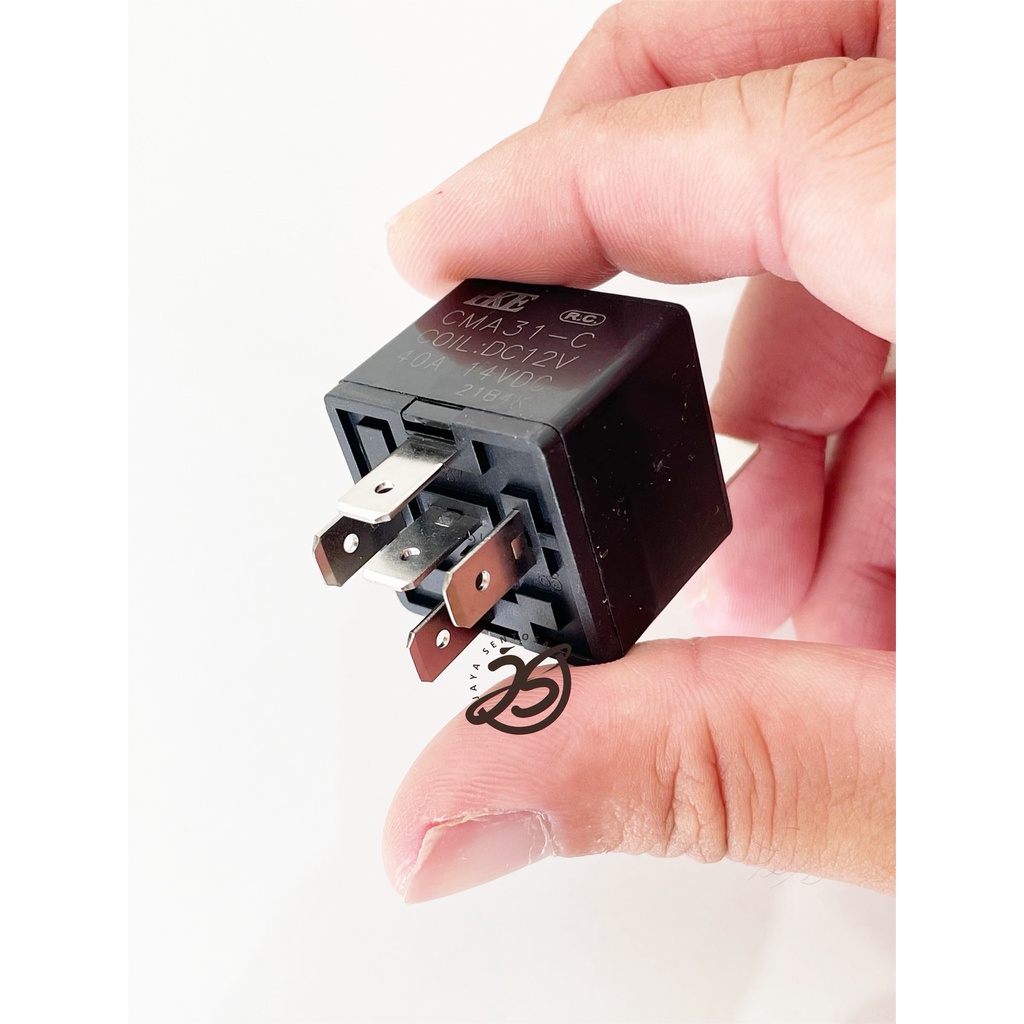 RELAY MOBIL 12V 5PIN (1BUAH) CMA31-C 40A RELAY MOBIL 12V 5 KAKI HKE ASLI RELAY TRUK