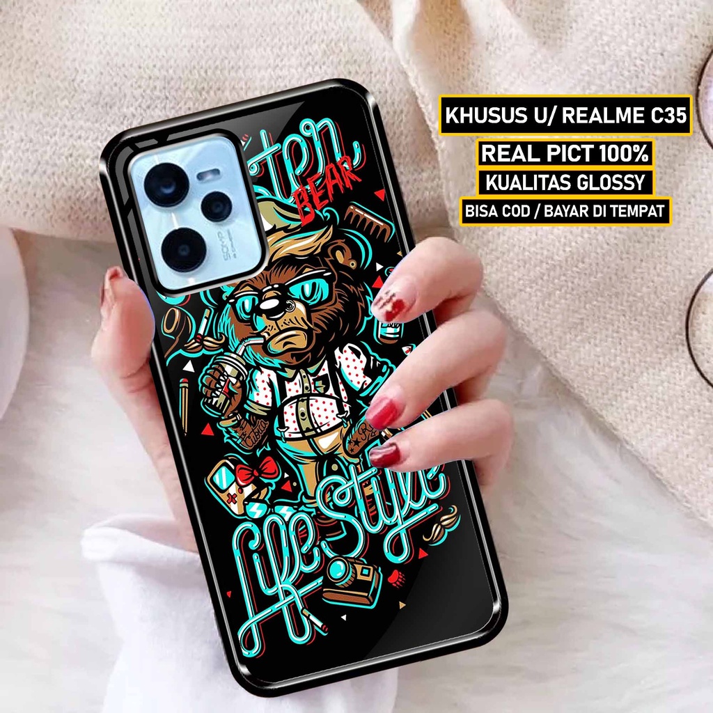 Case Realme C35 - Hardcase Realme C35  - Softcase Realme C35 - Cassing Elegant Realme C35 - Kesing M