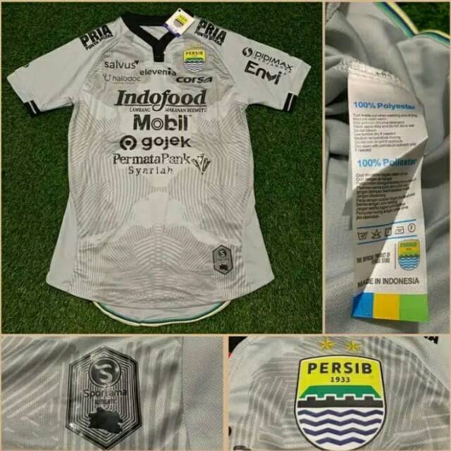 JERSEY PERSIB BANDUNG KIPER GK 2019/20 ABU-ABU
