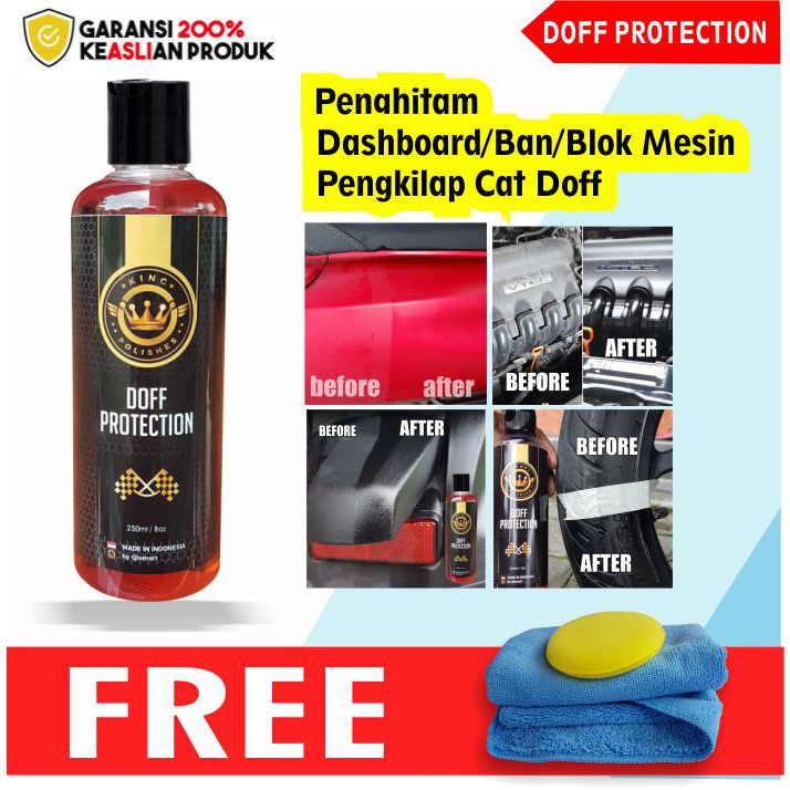 Perawatan Motor Cat Doff Dan Penghitam Dashboard Ban Body Kasar DOFFPROTECTION