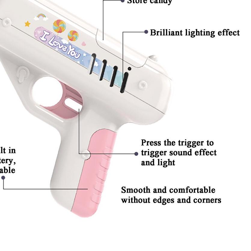 Mainan Pistol Permen Lolipop Viral / Tembakan Lollipop Permen / Candy Gun / Lollipop Gun