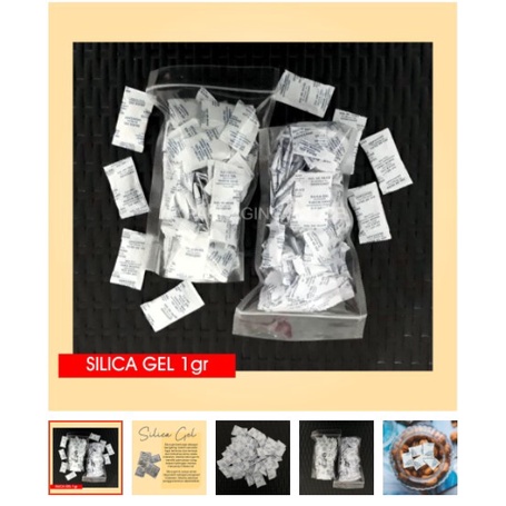 

silica gel food grade 1 gram / pengawet makanan | isi 100pcs