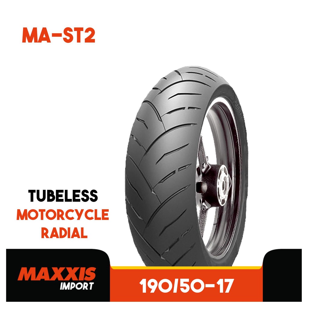 BAN MOTOR MAXXIS MA-ST2 UKURAN 190/50 RING 17 TUBELESS