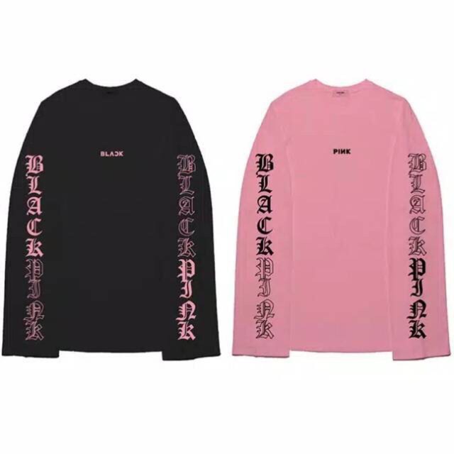KAOS BLACKPINK PANJANG BAJU TSHIRT BLINK LISA JENNIE JISOO ROSE KPOP KOREA K-POP