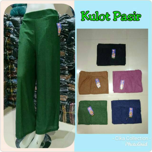 (S_C) CELANA KULOT CREPE PASIR POLOS-2