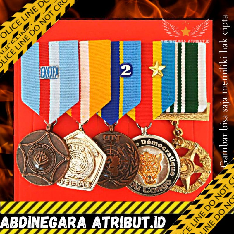 Satya lencana PDU set SANTI DHARMA VETERAN MONUSCO CONGO