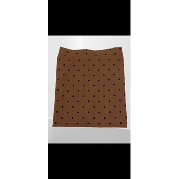 ROK POLKA L-XL-XXL/ROK PANJANG WANITA MOTIF POLKADOT/MAXI SKIRT A-LINE