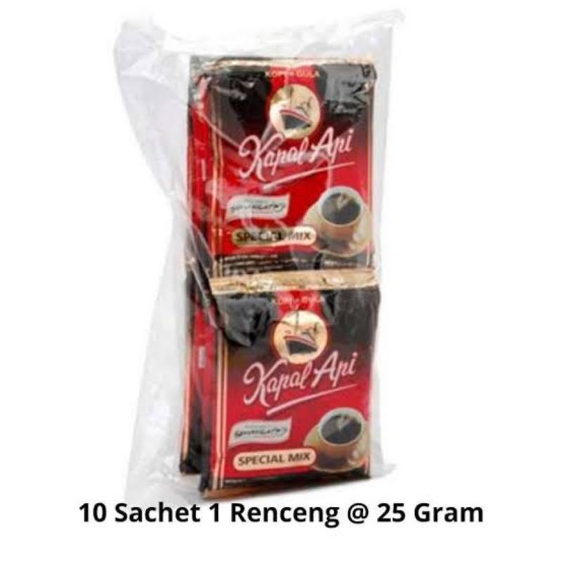 

KOPI KAPAL API special MIX GOODday indocafe (1 Renceng isi 10 sachet)