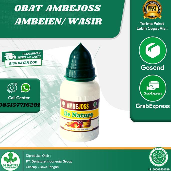 

TERBARU Obat Ambeien Atau Wasir Ambe Joss Herbal De Nature /OBAT HERBAL ASAM URAT/OBAT HERBAL PELANGSING/OBAT HERBAL KOLESTEROL/OBAT HERBAL DIABETES