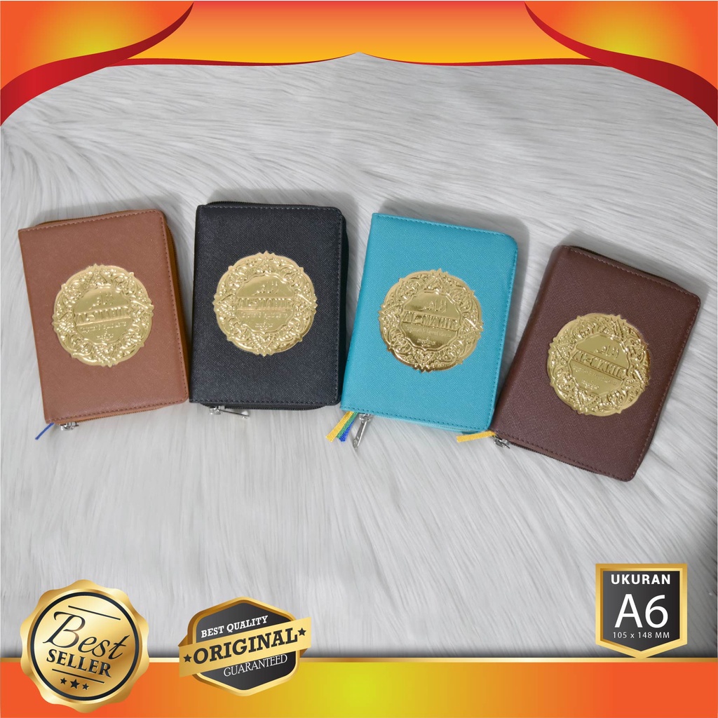 COD - AlQuran Terjemah & Tajwid Al Mahir A6 Resleting – Al Quran 30 Juz Terjemah Dan Tajwid Warna