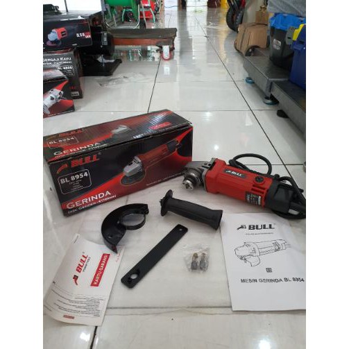 BULL BL-8954 / Mesin Gerinda Tangan Bull BL8954 / Angle Grinder 4inch BL 8954