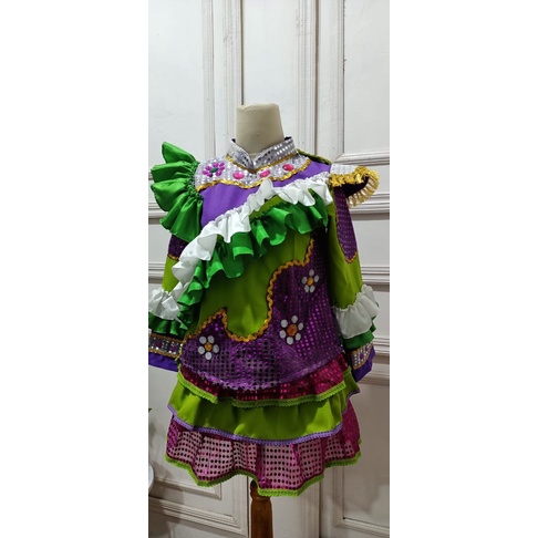 baju drumband sd ungu